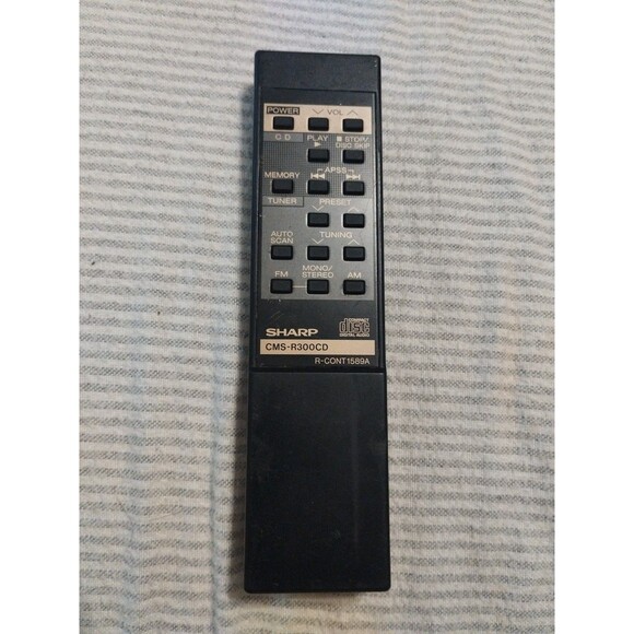 OEM SHARP R-CONT1589A Audio System Remote Control - Tested - Picture 1 of 4